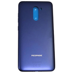 HQ OEM Pocophone F1 Battery cover &Kappa;&alpha;&pi;ά&kappa;&iota; &Mu;&pi;&alpha;&tau;&alpha;&rho;ί&alpha;&sigmaf; Blue (GRADE AAA)