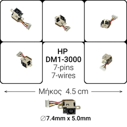 Dc Jack hp dm1-3000