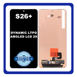 &Gamma;&nu;ή&sigma;&iota;&alpha; Original Samsung Galaxy S26+ 5G, S26 Plus 5G (SM-S947B, SM-S947B/DS) Dynamic LTPO AMOLED 2X Display Screen Assembly &Omicron;&theta;ό&nu;&eta; + Touch Screen Digitizer &Mu;&eta;&chi;&alpha;&nu;&iota;&sigma;&mu;ό&sigmaf; &Alpha;&phi;ή&sigmaf; Black &Mu;&alpha;ύ&rho;&omicron; GH82-39117A (Service Pack By Samsung)