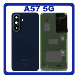 &Gamma;&nu;ή&sigma;&iota;&alpha; Original Samsung Galaxy A57 5G (SM-A576B, SM-A576B/DS) Rear Back Battery Cover &Pi;ί&sigma;&omega; &Kappa;&alpha;&pi;ά&kappa;&iota; &Pi;&lambda;ά&tau;&eta; &Mu;&pi;&alpha;&tau;&alpha;&rho;ί&alpha;&sigmaf; + Camera Lens &Tau;&zeta;&alpha;&mu;ά&kappa;&iota; &Kappa;ά&mu;&epsilon;&rho;&alpha;&sigmaf; Blue Navy &Mu;&alpha;ύ&rho;&omicron; GH82-39158B (Service Pack By Samsung)