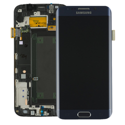 &Gamma;&nu;ή&sigma;&iota;&alpha; Original Samsung Galaxy S6 edge G925F G925 &Omicron;&theta;ό&nu;&eta; LCD Display Screen + Touch Screen DIgitizer &Mu;&eta;&chi;&alpha;&nu;&iota;&sigma;&mu;ό&sigmaf; &Alpha;&phi;ή&sigmaf; + &Pi;&lambda;&alpha;ί&sigma;&iota;&omicron; Frame Black GH97-17162A