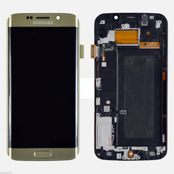 &Gamma;&nu;ή&sigma;&iota;&alpha; Original Samsung Galaxy S6 edge G925F G925 &Omicron;&theta;ό&nu;&eta; LCD Display Screen + Touch Screen DIgitizer &Mu;&eta;&chi;&alpha;&nu;&iota;&sigma;&mu;ό&sigmaf; &Alpha;&phi;ή&sigmaf; + &Pi;&lambda;&alpha;ί&sigma;&iota;&omicron; Frame Gold GH97-17162C
