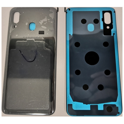 HQ OEM SAMSUNG Galaxy A20 (2019) A205F Back Battery Cover &Pi;ί&sigma;&omega; &Kappa;&alpha;&pi;ά&kappa;&iota; &Kappa;ά&lambda;&lambda;&upsilon;&mu;&alpha; &Mu;&pi;&alpha;&tau;&alpha;&rho;ί&alpha;&sigmaf; Black