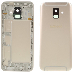 HQ OEM SAMSUNG Galaxy A6 (2018) A600F Back Battery Cover &Pi;ί&sigma;&omega; &Kappa;&alpha;&pi;ά&kappa;&iota; &Kappa;ά&lambda;&lambda;&upsilon;&mu;&alpha; &Mu;&pi;&alpha;&tau;&alpha;&rho;ί&alpha;&sigmaf; Gold