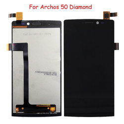 &Gamma;&nu;ή&sigma;&iota;&alpha; Original Archos 50 Diamond &Omicron;&theta;ό&nu;&eta; LCD Screen + Touch Screen &Mu;&eta;&chi;&alpha;&nu;&iota;&sigma;&mu;ό&sigmaf; &Alpha;&phi;ή&sigmaf; Black