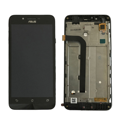 &Gamma;&nu;ή&sigma;&iota;&omicron; Original Asus ZenFone GO ZC500TG LCD Display Screen &Omicron;&theta;ό&nu;&eta; + Touch Screen Digitizer &Mu;&eta;&chi;&alpha;&nu;&iota;&sigma;&mu;ό&sigmaf; &Alpha;&phi;ή&sigmaf; + Frame Front Cover &Pi;&lambda;&alpha;ί&sigma;&iota;&omicron; Black