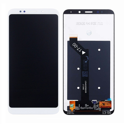 HQ OEM Xiaomi Redmi 5 Plus &Omicron;&theta;ό&nu;&eta; LCD Display Screen + Touch Screen Digitizer &Mu;&eta;&chi;&alpha;&nu;&iota;&sigma;&mu;ό&sigmaf; &Omicron;&theta;ό&nu;&eta;&sigmaf; &Alpha;&phi;ή&sigmaf; White (Premium A+)