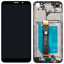 HQ OEM Huawei Y5 Prime 2018, Y5 2018 DRA-L02 DRA-L22 Y5 2018 DRA-LX2 &Omicron;&theta;ό&nu;&eta; LCD Display Screen + Touch Screen DIgitizer &Mu;&eta;&chi;&alpha;&nu;&iota;&sigma;&mu;ό&sigmaf; &Alpha;&phi;ή&sigmaf; + Frame &Pi;&lambda;&alpha;ί&sigma;&iota;&omicron; Black