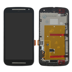 &Gamma;&nu;ή&sigma;&iota;&omicron; Original Motorola MOTO G2 G+1 XT1063 XT1068 Lcd Display Screen &Omicron;&theta;ό&nu;&eta; + Touch Screen Digitizer &Mu;&eta;&chi;&alpha;&nu;&iota;&sigma;&mu;ό&sigmaf; &Alpha;&phi;ή&sigmaf; + Frame &Pi;&lambda;&alpha;&sigma;&iota;&omicron; Black
