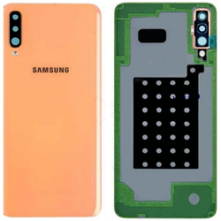 &Gamma;&nu;ή&sigma;&iota;&omicron; Original Samsung Galaxy A70 2019 (SM-A705F) Rear Battery Cover &Pi;ί&sigma;&omega; &Kappa;&alpha;&pi;&alpha;&kappa;&iota; &Mu;&pi;&alpha;&tau;&alpha;&rho;ί&alpha;&sigmaf; Orange GH82-19467D (Service Pack By Samsung)