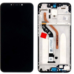 OEM HQ Xiaomi Pocophone F1 Lcd Display Assembly Screen &Omicron;&theta;ό&nu;&eta; + Touch Screen Digitizer &Mu;&eta;&chi;&alpha;&nu;&iota;&sigma;&mu;ό&sigmaf; &Alpha;&phi;ή&sigmaf; + Frame &Sigma;&alpha;&sigma;&iota; &Pi;&lambda;&alpha;ί&sigma;&iota;&omicron; &Mu;&alpha;ύ&rho;&omicron; Black (Grade AAA+++)