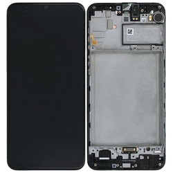 &Gamma;&nu;ή&sigma;&iota;&alpha; Original Samsung Galaxy M21 (SM-M215F) Super AMOLED, 420 nits (typ) Lcd Display Screen + Touch Screen Digitizer &Mu;&eta;&chi;&alpha;&nu;&iota;&sigma;&mu;ό&sigmaf; &Alpha;&phi;ή&sigmaf; + Frame &Pi;&lambda;&alpha;ί&sigma;&iota;&omicron; Black GH82-22509A (Service Pack By Samsung)