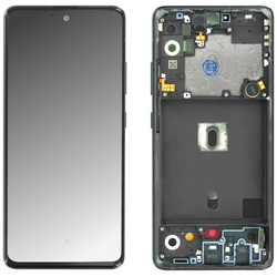 &Gamma;&nu;ή&sigma;&iota;&alpha; Original Samsung Galaxy A51 5G 2020 (SM-A516F) Super AMOLED &Omicron;&theta;ό&nu;&eta; LCD Display Screen + Touch Screen DIgitizer &Mu;&eta;&chi;&alpha;&nu;&iota;&sigma;&mu;ό&sigmaf; &Alpha;&phi;ή&sigmaf; Black (Service Pack By Samsung) GH82-23100A