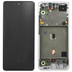&Gamma;&nu;ή&sigma;&iota;&alpha; Original Samsung Galaxy A51 5G 2020 (SM-A516F) Super AMOLED &Omicron;&theta;ό&nu;&eta; LCD Display Screen + Touch Screen DIgitizer &Mu;&eta;&chi;&alpha;&nu;&iota;&sigma;&mu;ό&sigmaf; &Alpha;&phi;ή&sigmaf; White (Service Pack By Samsung) GH82-23100B