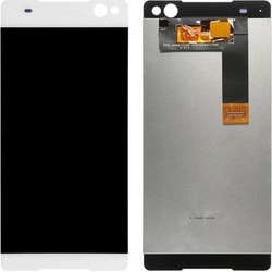 HQ OEM Sony Xperia C5 Ultra / E5506 / E5533 / E5563 / E5553 LCD Display Screen &Omicron;&theta;ό&nu;&eta; + Touch Screen Digitizer &Mu;&eta;&chi;&alpha;&nu;&iota;&sigma;&mu;ό&sigmaf; &Alpha;&phi;ή&sigmaf; White (Premium A+)