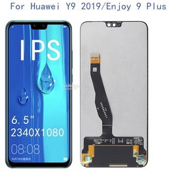 HQ OEM Huawei Y9 2019 (JKM-L23 JKM-LX3) LCD Display Screen &Omicron;&theta;ό&nu;&eta; + Touch Screen Digitizer &Mu;&eta;&chi;&alpha;&nu;&iota;&sigma;&mu;ό&sigmaf; &Alpha;&phi;ή&sigmaf; Black (Grade AAA+++)