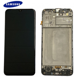 &Gamma;&nu;ή&sigma;&iota;&alpha; Original Samsung Galaxy M31 (SM-M315F) Super Amoled &Omicron;&theta;ό&nu;&eta; LCD Display Screen + Touch Screen DIgitizer &Mu;&eta;&chi;&alpha;&nu;&iota;&sigma;&mu;ό&sigmaf; &Alpha;&phi;ή&sigmaf; + Frame &Pi;&lambda;&alpha;ί&sigma;&iota;&omicron; Black (Service Pack) GH82-22405A GH82-22631A