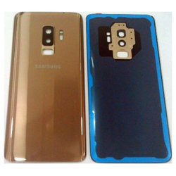 OEM HQ Samsung Galaxy S9 Plus SM-G965F G965 Battery Cover &Kappa;&alpha;&pi;ά&kappa;&iota; &Mu;&pi;&alpha;&tau;&alpha;&rho;ί&alpha;&sigmaf; + Camera Lens (GRADE AAA+++) Gold
