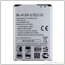 &Gamma;&Nu;&Eta;&Sigma;&Iota;&Alpha; ORIGINAL LG L Fino, LG L Fino Dual, LG Leon, LG Leon 4G LTE ( D290N/D213N/D295) BL-41ZH 1900MAH BULK (Premium A+)