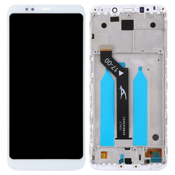 OEM HQ Xiaomi Redmi 5 &Omicron;&theta;ό&nu;&eta; LCD Display Screen + Touch Screen Digitizer &Mu;&eta;&chi;&alpha;&nu;&iota;&sigma;&mu;ό&sigmaf; &Omicron;&theta;ό&nu;&eta;&sigmaf; &Alpha;&phi;ή&sigmaf; + Frame Bezel &Pi;&lambda;&alpha;ί&sigma;&iota;&omicron; &Pi;&rho;ό&sigma;&omicron;&psi;&eta; White