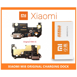 &Gamma;&nu;ή&sigma;&iota;&omicron; Original Xiaomi Mi8 Mi 8 &Pi;&lambda;&alpha;&kappa;έ&tau;&alpha; &Phi;ό&rho;&tau;&iota;&sigma;&eta;&sigmaf; Sub Usb Plug Charging Board (Charging Dock Flex) + &Mu;&iota;&kappa;&rho;ό&phi;&omega;&nu;&omicron; Microphone (Service Pack By Xiaomi)