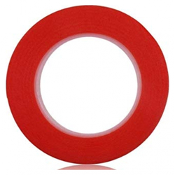 3mm Red Double Sided Adhesive Tape Αυτοκόλλητη Κόκκινη Ταινία Διπλής 'Όψεως Ανθεκτική Σε Υψηλή Θερμοκρασία