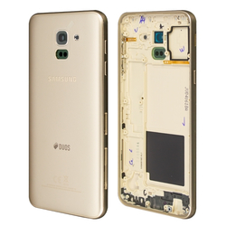 &Gamma;&nu;ή&sigma;&iota;&omicron; Original SAMSUNG J600F/DS GALAXY J6 2018 DUAL SIM Battery Cover &Kappa;&alpha;&pi;ά&kappa;&iota; &Mu;&pi;&alpha;&tau;&alpha;&rho;ί&alpha;&sigmaf; Gold GH82-16868D​