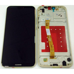 OEM HQ Huawei P20 Lite (ANE-AL00, ANE-TL00)/ P20 Lite Dual SIM (ANE-L21, ANE-LX1) Lcd Screen Display &Omicron;&theta;ό&nu;&eta; + Touch Screen Digitizer &Mu;&eta;&chi;&alpha;&nu;&iota;&sigma;&mu;ό&sigmaf; &Alpha;&phi;ή&sigmaf; + &Pi;&lambda;&alpha;ί&sigma;&iota;&omicron; Frame Bezel Gold