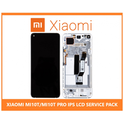 &Gamma;&nu;ή&sigma;&iota;&alpha; Original Xiaomi Mi 10T, Mi10T, Mi 10T PRO, Mi10T PRO,  IPS LCD, 144Hz, HDR10+, LCD DISPLAY SCREEN &Omicron;&Theta;&Omicron;&Nu;&Eta; + TOUCH SCREEN DIGITIZER &Mu;&Eta;&Chi;&Alpha;&Nu;&Iota;&Sigma;&Mu;&Omicron;&Sigma; &Alpha;&Phi;&Eta;&Sigma; + FRAME &Pi;&Lambda;&Alpha;&Iota;&Sigma;&Iota;&Omicron; SILVER (SERVICE PACK BY XIAOMI)