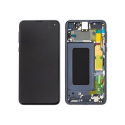 &Gamma;&nu;ή&sigma;&iota;&alpha; Original Samsung Galaxy S10e , SM-G970F G970 &Omicron;&theta;ό&nu;&eta; LCD Display Screen + Touch Screen DIgitizer &Mu;&eta;&chi;&alpha;&nu;&iota;&sigma;&mu;ό&sigmaf; &Alpha;&phi;ή&sigmaf; + Frame &Pi;&lambda;&alpha;ί&sigma;&iota;&omicron; Blue GH82-18852C