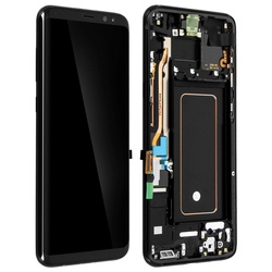 &Gamma;&nu;ή&sigma;&iota;&alpha; Original Samsung Galaxy S8 Plus G955F G955 &Omicron;&theta;ό&nu;&eta; LCD Display Assembly Screen + Touch Digitizer &Mu;&eta;&chi;&alpha;&nu;&iota;&sigma;&mu;ό&sigmaf; &Alpha;&phi;ή&sigmaf; + Frame  Bezel &Pi;&lambda;&alpha;ί&sigma;&iota;&omicron; &Sigma;&alpha;&sigma;ί Black &Mu;&alpha;ύ&rho;&omicron; GH97-20470A GH97-20564A GH97-20565A (Service Pack By Samsung)