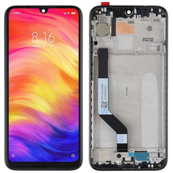 &Gamma;&nu;ή&sigma;&iota;&omicron; Original Xiaomi Redmi Note 7, Note7 (M1901F7G) Lcd Screen Display &Omicron;&theta;ό&nu;&eta; + Touch Screen Digitizer &Mu;&eta;&chi;&alpha;&nu;&iota;&sigma;&mu;ό&sigmaf; &Alpha;&phi;ή&sigmaf; + Frame &Pi;&lambda;&alpha;ί&sigma;&iota;&omicron; &Sigma;&alpha;&sigma;ί  Black &Mu;&alpha;ύ&rho;&omicron; (Service Pack By Xiaomi) 5606100920C7