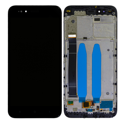 OEM HQ Xiaomi Mi 5X/Mi A1 MiA1 LCD Display &Omicron;&theta;ό&nu;&eta; + Touch Screen Digitizer &Mu;&eta;&chi;&alpha;&nu;&iota;&sigma;&mu;ό&sigmaf; &Alpha;&phi;ή&sigmaf; + Frame &Pi;&lambda;&alpha;ί&sigma;&iota;&omicron; Black
