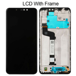 OEM HQ Xiaomi Redmi Note 6, Note 6 Pro Lcd Screen Display &Omicron;&theta;ό&nu;&eta; + Touch Screen Digitizer &Mu;&eta;&chi;&alpha;&nu;&iota;&sigma;&mu;ό&sigmaf; &Alpha;&phi;ή&sigmaf; + &Pi;&lambda;&alpha;&iota;&sigma;i&omicron; Frame Black &Mu;&alpha;ύ&rho;&omicron;