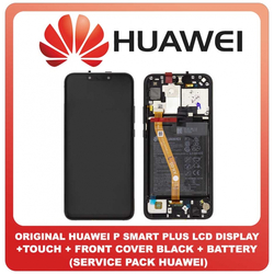 &Gamma;&nu;ή&sigma;&iota;&omicron; Original Huawei Nova 3i INE-LX1 P Smart Plus 2018 SNE-L21 ​LCD Display Screen &Omicron;&theta;ό&nu;&eta; + Touch Screen DIgitizer &Mu;&eta;&chi;&alpha;&nu;&iota;&sigma;&mu;ό&sigmaf; &Alpha;&phi;ή&sigmaf; + Battery &Mu;&pi;&alpha;&tau;&alpha;&rho;ί&alpha; + Front Cover &Mu;&pi;&rho;&omicron;&sigma;&tau;&iota;&nu;ό &Kappa;ά&lambda;&upsilon;&mu;&mu;&alpha; Black &Mu;&alpha;ύ&rho;&omicron; 02352BUE (Service Pack By Huawei)