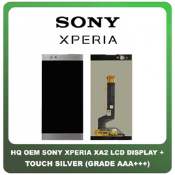 OEM HQ Sony Xperia XA2 Ultra H3223 XA2 Ultra Dual H4213 LCD Display Screen &Omicron;&theta;ό&nu;&eta; + Touch Screen Digitizer &Mu;&eta;&chi;&alpha;&nu;&iota;&sigma;&mu;ό&sigmaf; &Alpha;&phi;ή&sigmaf; Silver (Grade AAA+++)