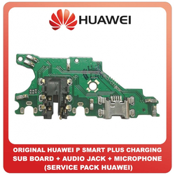 &Gamma;&nu;ή&sigma;&iota;&omicron; Original Huawei P Smart Plus , PSmart Plus INE-LX1 Daughterboard USB Charging SUB Board PCB Flex Charge Connector &Kappa;&alpha;&lambda;&omega;&delta;&iota;&omicron;&tau;&alpha;&iota;&nu;ί&alpha; &Phi;ό&rho;&tau;&iota;&sigma;&eta;&sigmaf; + Audio Jack &Theta;ύ&rho;&alpha; &Alpha;&kappa;&omicron;&upsilon;&sigma;&tau;&iota;&kappa;ώ&nu; + Microphone &Mu;&iota;&kappa;&rho;ό&phi;&omega;&nu;&omicron; 02352BVD (Service Pack By Huawei)