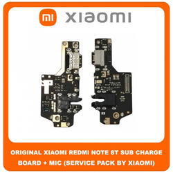 Original &Gamma;&nu;ή&sigma;&iota;&omicron; Xiaomi Redmi Note 8T, Redmi Note8T (M1908C3XG) &Kappa;&alpha;&lambda;&omega;&delta;&iota;&omicron;&tau;&alpha;&iota;&nu;ί&alpha; &Phi;ό&rho;&tau;&iota;&sigma;&eta;&sigmaf; SUB Charging Board (Charge Connector Dock Flex) + Mic &Mu;&iota;&kappa;&rho;ό&phi;&omega;&nu;&omicron; (Service Pack By Xiaomi)