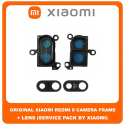 Original &Gamma;&nu;ή&sigma;&iota;&omicron; Xiaomi Redmi 8 Redmi8 (M1908C3IC, MZB8255IN, M1908C3IG, M1908C3IH) Rear Back Camera Frame &Pi;ί&sigma;&omega; &Pi;&lambda;&alpha;ί&sigma;&iota;&omicron; &Kappa;ά&mu;&epsilon;&rho;&alpha;&sigmaf; + Lens &Tau;&zeta;&alpha;&mu;ά&kappa;&iota; &Kappa;ά&mu;&epsilon;&rho;&alpha;&sigmaf; (Service Pack By Xiaomi)