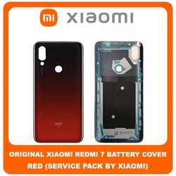Original &Gamma;&nu;ή&sigma;&iota;&omicron; Xiaomi Redmi 7 Redmi7 (M1810F6LG, M1810F6LH, M1810F6LI) Rear Back Battery Cover &Pi;ί&sigma;&omega; &Kappa;ά&lambda;&upsilon;&mu;&mu;&alpha; &Kappa;&alpha;&pi;ά&kappa;&iota; &Mu;&pi;&alpha;&tau;&alpha;&rho;ί&alpha;&sigmaf; Red &Kappa;ό&kappa;&kappa;&iota;&nu;&omicron; (Service Pack By Xiaomi)