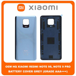 OEM HQ Xiaomi Redmi Note 9 Pro , Redmi Note9 Pro (M2003J6B2G) Redmi Note 9S, Redmi Note9S (M2003J6A1G) Rear Back Battery Cover &Pi;ί&sigma;&omega; &Kappa;ά&lambda;&upsilon;&mu;&mu;&alpha; &Kappa;&alpha;&pi;ά&kappa;&iota; &Mu;&pi;&alpha;&tau;&alpha;&rho;ί&alpha;&sigmaf; Gray &Gamma;&kappa;&rho;&iota; (Premium A+)