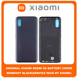 Original &Gamma;&nu;ή&sigma;&iota;&omicron; Xiaomi Redmi 9A Redmi9A (M2006C3LG, M2006C3LI, M2006C3LC, M2004C3L) Rear Back Battery Cover &Pi;ί&sigma;&omega; &Kappa;ά&lambda;&upsilon;&mu;&mu;&alpha; &Kappa;&alpha;&pi;ά&kappa;&iota; &Mu;&pi;&alpha;&tau;&alpha;&rho;ί&alpha;&sigmaf; Black &Mu;&alpha;ύ&rho;&omicron; (Service Pack By Xiaomi)