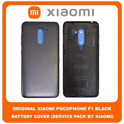Original &Gamma;&nu;ή&sigma;&iota;&omicron; Xiaomi Pocophone F1 (M1805E10A, POCO F1) Rear Back Battery Cover &Pi;ί&sigma;&omega; &Kappa;ά&lambda;&upsilon;&mu;&mu;&alpha; &Kappa;&alpha;&pi;ά&kappa;&iota; &Mu;&pi;&alpha;&tau;&alpha;&rho;ί&alpha;&sigmaf; Black &Mu;&alpha;ύ&rho;&omicron; (Service Pack By Xiaomi)
