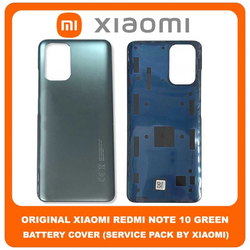 Original &Gamma;&nu;ή&sigma;&iota;&omicron; Xiaomi Redmi Note 10 , Note10 (M2101K7AI, M2101K7AG) Rear Back Battery Cover &Pi;ί&sigma;&omega; &Kappa;ά&lambda;&upsilon;&mu;&mu;&alpha; &Kappa;&alpha;&pi;ά&kappa;&iota; &Mu;&pi;&alpha;&tau;&alpha;&rho;ί&alpha;&sigmaf; Green &Pi;&rho;ά&sigma;&iota;&nu;&omicron; (Service Pack By Xiaomi)
