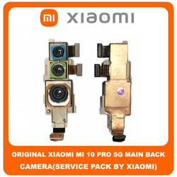 Original &Gamma;&nu;ή&sigma;&iota;&omicron; Xiaomi Mi 10 Pro 5G , Mi10 Pro (M2001J1G) Main Rear Back Wide Angle  + Macro + Depth Filed Camera Module Flex &Pi;ί&sigma;&omega; &Kappa;&epsilon;&nu;&tau;&rho;&iota;&kappa;ή &Kappa;ά&mu;&epsilon;&rho;&alpha; (Service Pack By Xiaomi)
