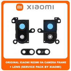 Original &Gamma;&nu;ή&sigma;&iota;&omicron; Xiaomi Redmi 8A Redmi8A (MZB8458IN, M1908C3KG, M1908C3KH) Rear Back Camera Frame &Pi;ί&sigma;&omega; &Pi;&lambda;&alpha;ί&sigma;&iota;&omicron; &Kappa;ά&mu;&epsilon;&rho;&alpha;&sigmaf; + Lens &Tau;&zeta;&alpha;&mu;ά&kappa;&iota; &Kappa;ά&mu;&epsilon;&rho;&alpha;&sigmaf; (Service Pack By Xiaomi)
