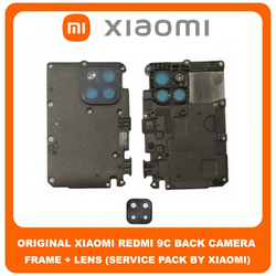 Original &Gamma;&nu;ή&sigma;&iota;&omicron; Xiaomi Redmi 9C Redmi9C (M2006C3MG, M2006C3MT) Rear Back Camera Frame &Pi;ί&sigma;&omega; &Pi;&lambda;&alpha;ί&sigma;&iota;&omicron; &Kappa;ά&mu;&epsilon;&rho;&alpha;&sigmaf; + Lens &Tau;&zeta;&alpha;&mu;ά&kappa;&iota; &Kappa;ά&mu;&epsilon;&rho;&alpha;&sigmaf; (Service Pack By Xiaomi)