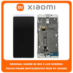 Original &Gamma;&nu;ή&sigma;&iota;&omicron; Xiaomi Mi Mix 2 Mix2 Special Edition (M1803D5XA) IPS LCD Display Assembly Screen &Omicron;&theta;ό&nu;&eta; + Touch Screen Digitizer &Mu;&eta;&chi;&alpha;&nu;&iota;&sigma;&mu;ό&sigmaf; &Alpha;&phi;ή&sigmaf; + Frame &Pi;&lambda;&alpha;ί&sigma;&iota;&omicron; Full Ceramic White Ά&sigma;&pi;&rho;&omicron; 560410016033 (Service Pack By Xiaomi)