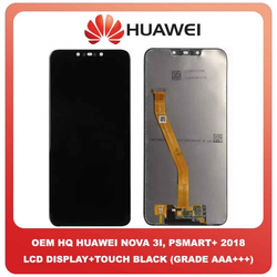 OEM HQ Huawei Mate 20 lite, Nova 3i, Nova3i (INE-LX1) P Smart Plus 2018, P Smart+ 2018 (INE-AL00) IPS LCD Display Assembly Screen &Omicron;&theta;ό&nu;&eta; + Touch Screen DIgitizer &Mu;&eta;&chi;&alpha;&nu;&iota;&sigma;&mu;ό&sigmaf; &Alpha;&phi;ή&sigmaf; Black &Mu;&alpha;ύ&rho;&omicron; (Premium A+)