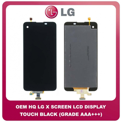 OEM HQ LG X Screen , XScreen (K500, K500n, F650K) IPS LCD Display Assembly Screen &Omicron;&theta;ό&nu;&eta; + Touch Screen Digitizer &Mu;&eta;&chi;&alpha;&nu;&iota;&sigma;&mu;ό&sigmaf; &Alpha;&phi;ή&sigmaf; Black &Mu;&alpha;ύ&rho;&omicron; (Grade AAA+++)